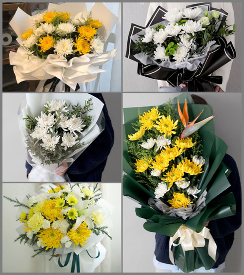 安徽宿州市泗县墩集镇石梁河村白事花束代送
